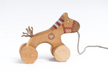 Load image into Gallery viewer, Wooden Horse Pull Toy
